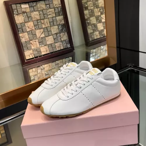 Replica MIU MIU Casual Shoes For Women #1305538 $85.00 USD for Wholesale
