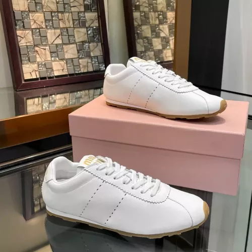 Replica MIU MIU Casual Shoes For Women #1305538 $85.00 USD for Wholesale