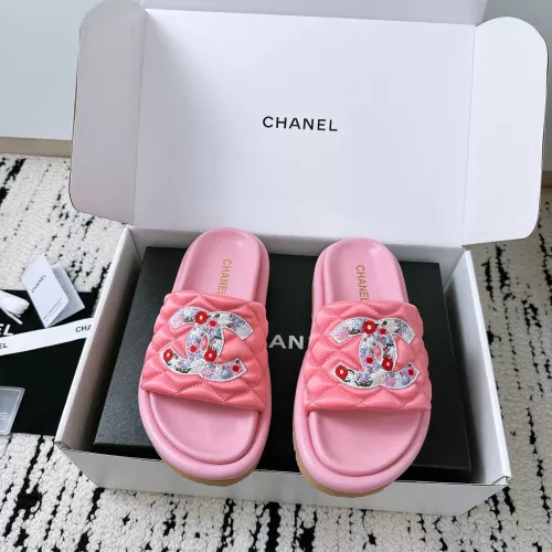 Replica Chanel Slippers For Women #1305610 $92.00 USD for Wholesale
