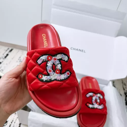 Replica Chanel Slippers For Women #1305612 $92.00 USD for Wholesale