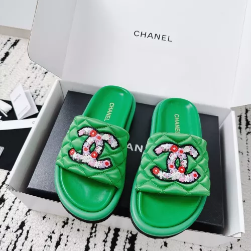 Replica Chanel Slippers For Women #1305614 $92.00 USD for Wholesale