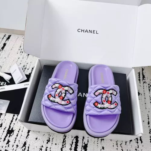 Replica Chanel Slippers For Women #1305615 $92.00 USD for Wholesale