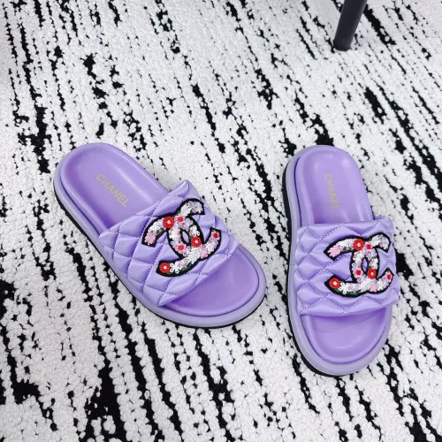 Replica Chanel Slippers For Women #1305615 $92.00 USD for Wholesale