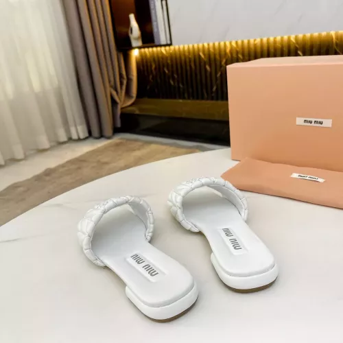 Replica MIU MIU Slippers For Women #1305672 $85.00 USD for Wholesale