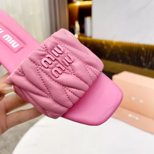 Replica MIU MIU Slippers For Women #1305674 $85.00 USD for Wholesale