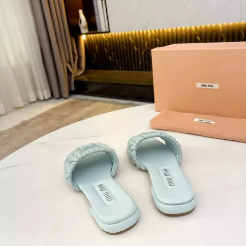 Replica MIU MIU Slippers For Women #1305675 $85.00 USD for Wholesale