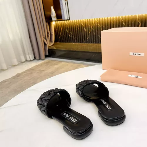 Replica MIU MIU Slippers For Women #1305676 $85.00 USD for Wholesale