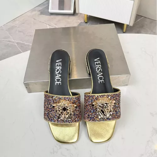 Replica Versace Slippers For Women #1305684 $80.00 USD for Wholesale