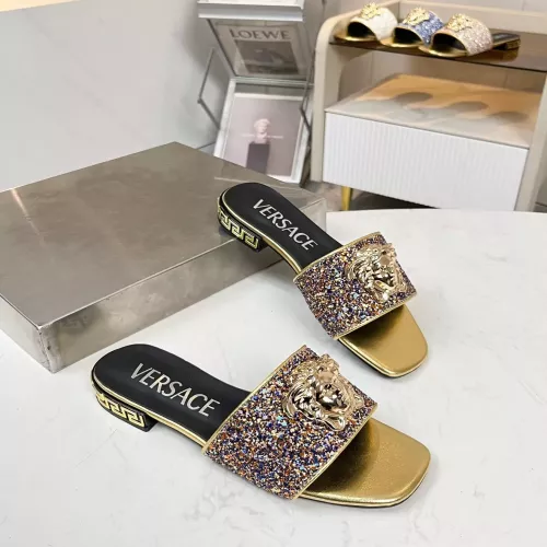 Replica Versace Slippers For Women #1305684 $80.00 USD for Wholesale