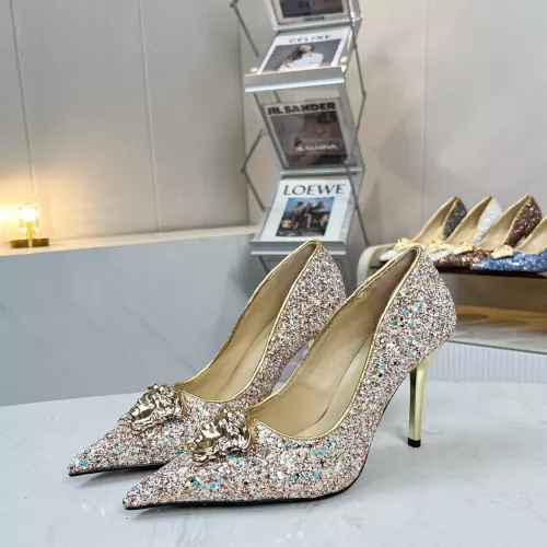 Replica Versace High-Heeled Shoes For Women #1305687 $80.00 USD for Wholesale