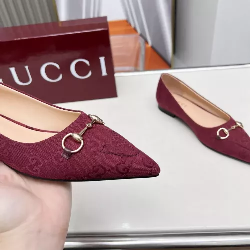 Replica Gucci Flat Shoes For Women #1305705 $96.00 USD for Wholesale