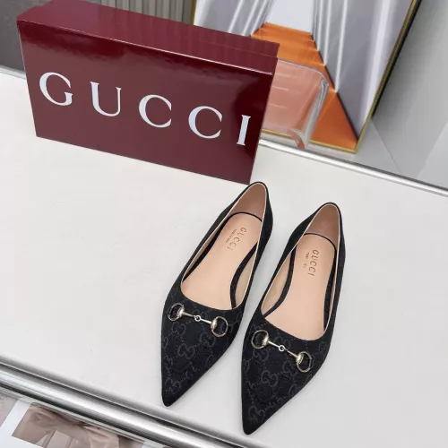 Replica Gucci Flat Shoes For Women #1305706 $96.00 USD for Wholesale