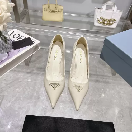 Replica Prada High-heeled Shoes For Women #1305711 $102.00 USD for Wholesale