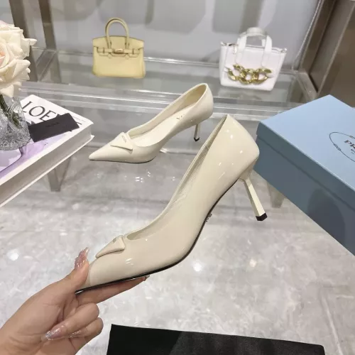 Replica Prada High-heeled Shoes For Women #1305715 $102.00 USD for Wholesale