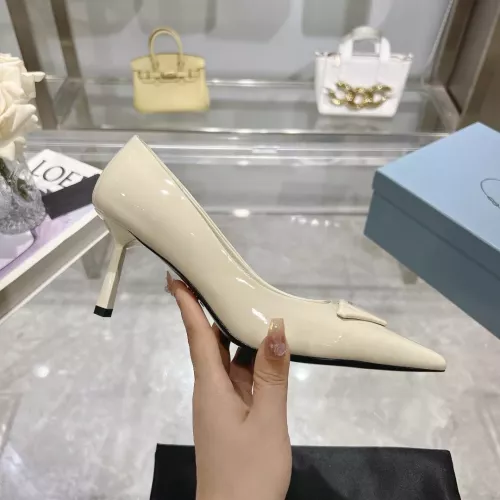 Replica Prada High-heeled Shoes For Women #1305715 $102.00 USD for Wholesale