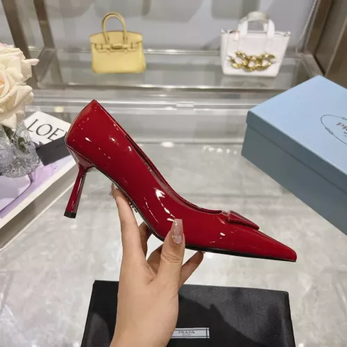 Replica Prada High-heeled Shoes For Women #1305716 $102.00 USD for Wholesale