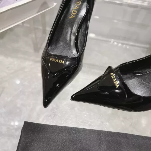 Replica Prada High-heeled Shoes For Women #1305718 $102.00 USD for Wholesale