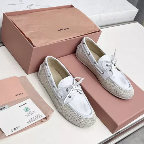 Replica MIU MIU Casual Shoes For Women #1305778 $85.00 USD for Wholesale