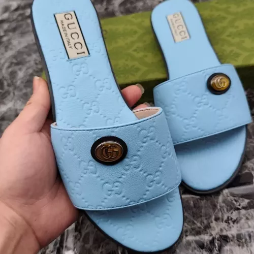 Replica Gucci Slippers For Women #1305794 $56.00 USD for Wholesale