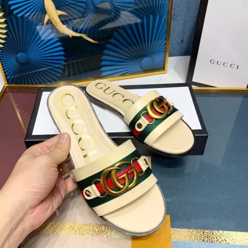 Replica Gucci Slippers For Women #1305796 $56.00 USD for Wholesale