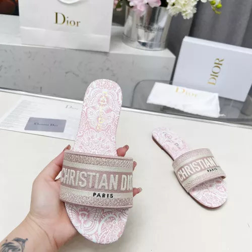 Replica Christian Dior Slippers For Women #1305912 $82.00 USD for Wholesale