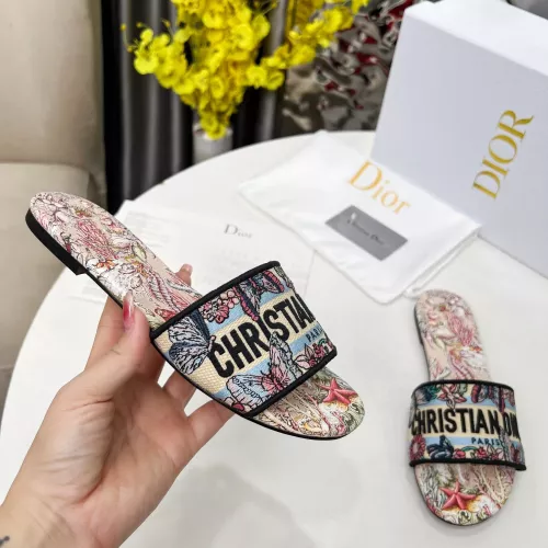Replica Christian Dior Slippers For Women #1305914 $82.00 USD for Wholesale