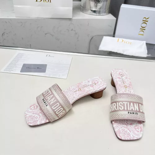 Replica Christian Dior Slippers For Women #1305916 $85.00 USD for Wholesale