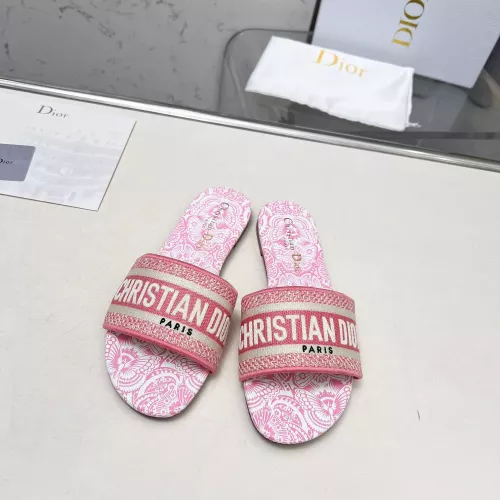 Replica Christian Dior Slippers For Women #1305919 $76.00 USD for Wholesale