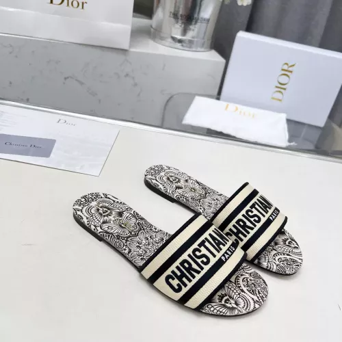 Replica Christian Dior Slippers For Women #1305920 $76.00 USD for Wholesale
