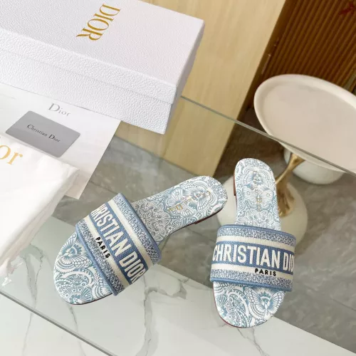 Replica Christian Dior Slippers For Women #1305921 $76.00 USD for Wholesale