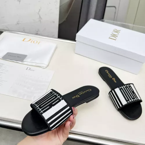 Replica Christian Dior Slippers For Women #1305922 $76.00 USD for Wholesale