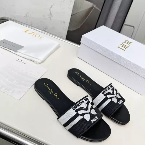 Replica Christian Dior Slippers For Women #1305923 $76.00 USD for Wholesale
