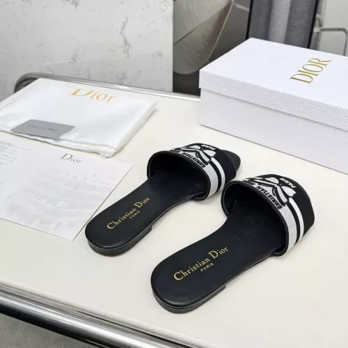 Replica Christian Dior Slippers For Women #1305923 $76.00 USD for Wholesale