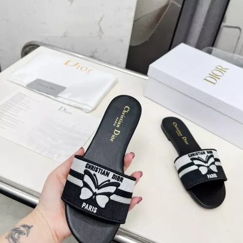 Replica Christian Dior Slippers For Women #1305923 $76.00 USD for Wholesale