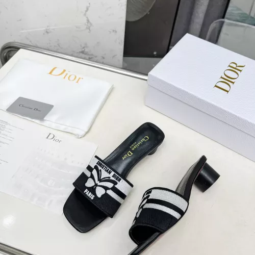 Replica Christian Dior Slippers For Women #1305925 $82.00 USD for Wholesale