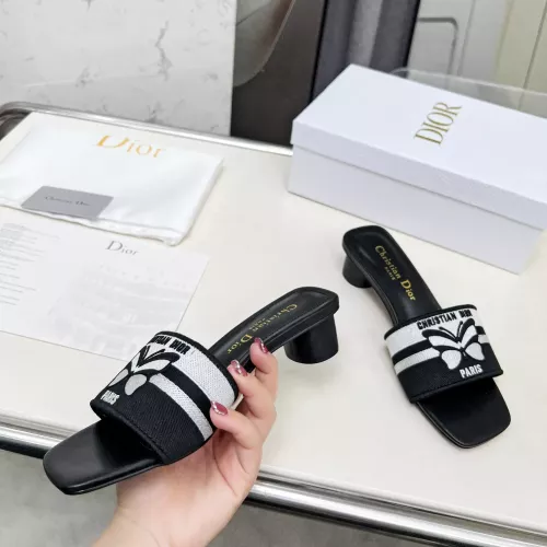Replica Christian Dior Slippers For Women #1305925 $82.00 USD for Wholesale