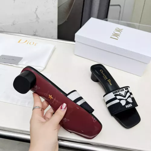 Replica Christian Dior Slippers For Women #1305925 $82.00 USD for Wholesale