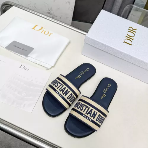 Replica Christian Dior Slippers For Women #1305926 $85.00 USD for Wholesale