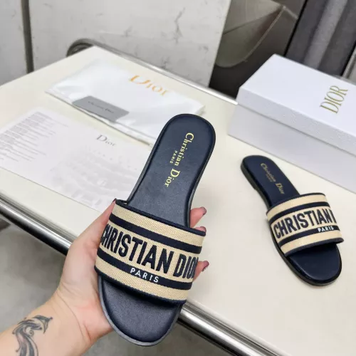 Replica Christian Dior Slippers For Women #1305926 $85.00 USD for Wholesale