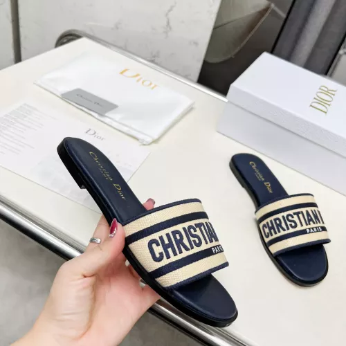 Replica Christian Dior Slippers For Women #1305926 $85.00 USD for Wholesale
