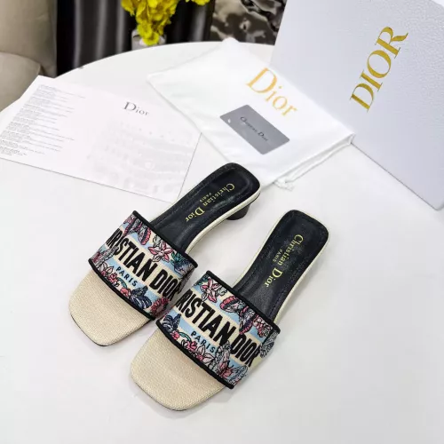 Replica Christian Dior Slippers For Women #1305927 $85.00 USD for Wholesale