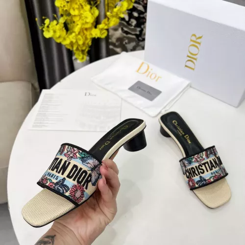 Replica Christian Dior Slippers For Women #1305927 $85.00 USD for Wholesale