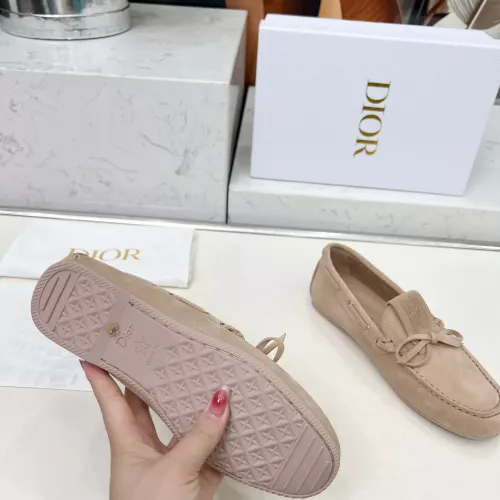 Replica Christian Dior Leather Shoes For Women #1305929 $96.00 USD for Wholesale