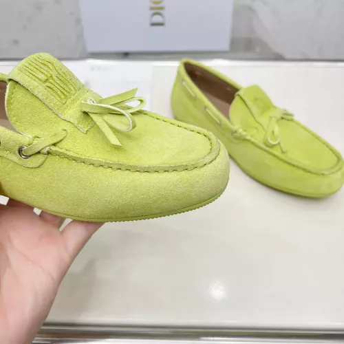 Replica Christian Dior Leather Shoes For Women #1305930 $96.00 USD for Wholesale