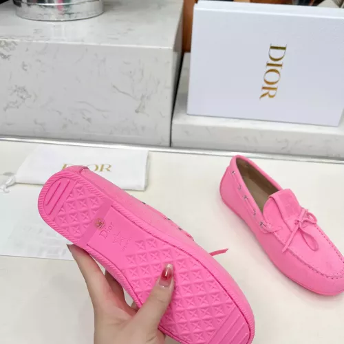 Replica Christian Dior Leather Shoes For Women #1305931 $96.00 USD for Wholesale