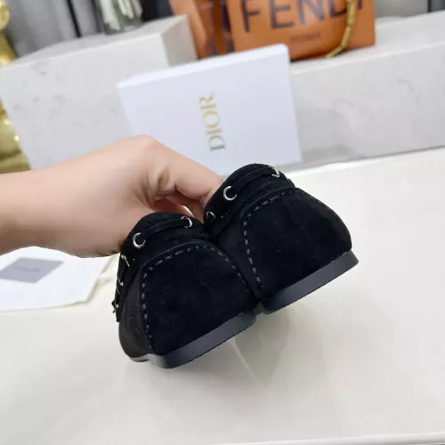 Replica Christian Dior Leather Shoes For Women #1305932 $96.00 USD for Wholesale