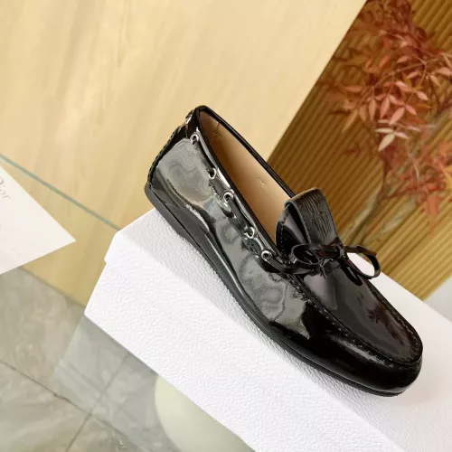 Replica Christian Dior Leather Shoes For Women #1305934 $96.00 USD for Wholesale