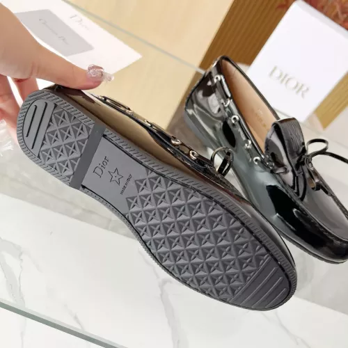 Replica Christian Dior Leather Shoes For Women #1305934 $96.00 USD for Wholesale