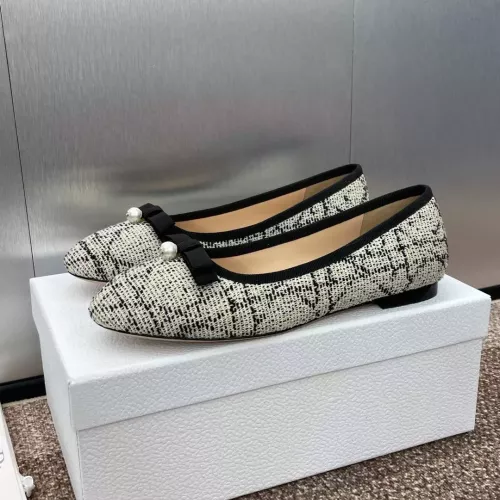 Replica Christian Dior Flat Shoes For Women #1305935 $92.00 USD for Wholesale