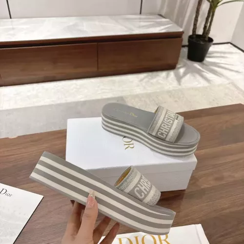 Replica Christian Dior Slippers For Women #1305937 $92.00 USD for Wholesale